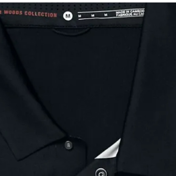Nike size M Tiger Woods TW Mobility Majors Polo Shirt 833165-010  ⭐️⭐️⭐️… - Picture 12 of 16